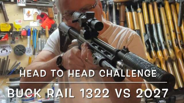 Head to head challenge Buck Rail carbines: Crosman 1322 vs beeman 2027