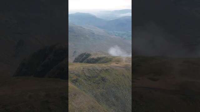 Lake District Volcano #shorts #reels #reel #timelapse #cute #funny #clouds #inversion #lakedistrict