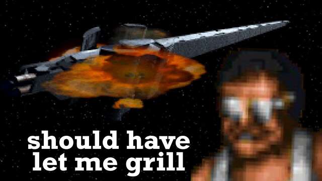 They wouldn't let me grill so I blew up the Arc Hammer | Star Wars: Dark Forces (The Force Engine)