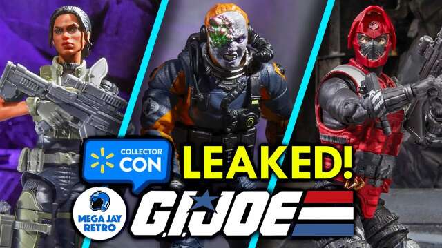 Leaked GI Joe Classified Exclusives Walmart Collector Con, Shooter, Mole Rat, Crimson Alley Vipers