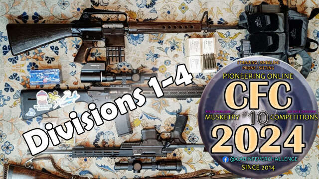 Cabin Fever Challenge 2024: Divisions 1-4 (100m Centrefire)