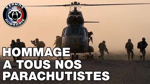 HOMMAGE A TOUS NOS MILITAIRES PARACHUTISTES