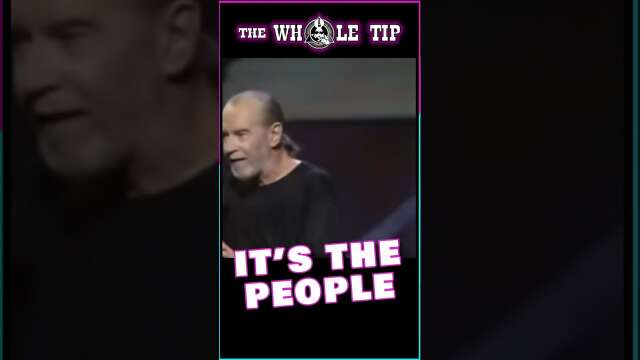 IT'S THE PEOPLE - George Carlin #shorts #short #status
