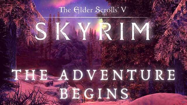 Walking Across All Of Skyrim Part 1 | Skyrim Music & Ambience | Elder Scrolls Ambient Music