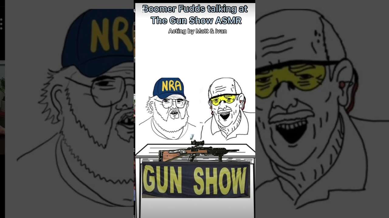 Two Fudds at the Gun Show ASMR Part 3 #asmr #gunasmr #fuddbusters #gunshow #45acp #shorts