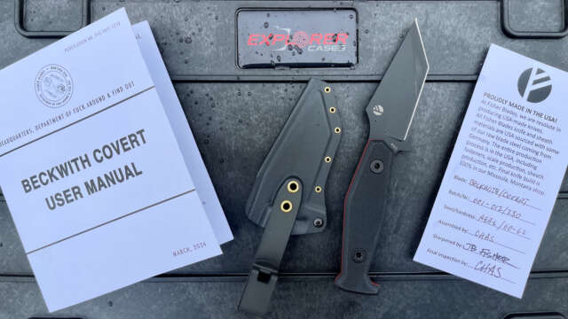 1st Look : Beckwith Covert Knife and Explorer Case 5221