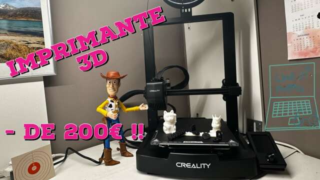 IMPRIMANTE 3D Creality Ender-3 V3 SE , déballage, présentation et test !! Idéale pour débuter !