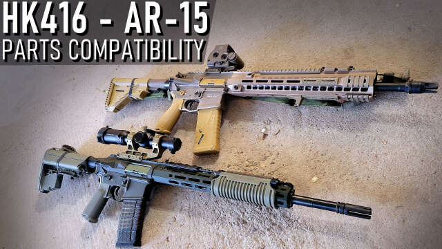 HK416/MR556 and AR-15 Parts Compatibility