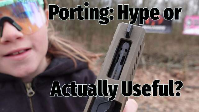 Is A Ported Barrel Actually More Controllable? (Brownells Ported Barrel For Glock)