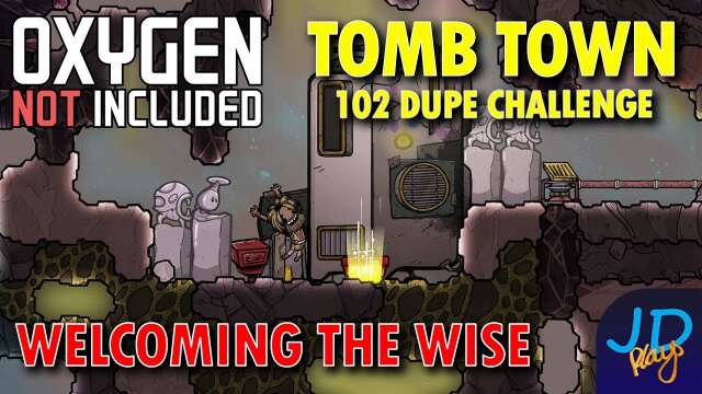 The 3000 year Old Dupe ⚰️ Ep 31 💀 Oxygen Not Included TombTown 🪦 Survival Guide, Challenge