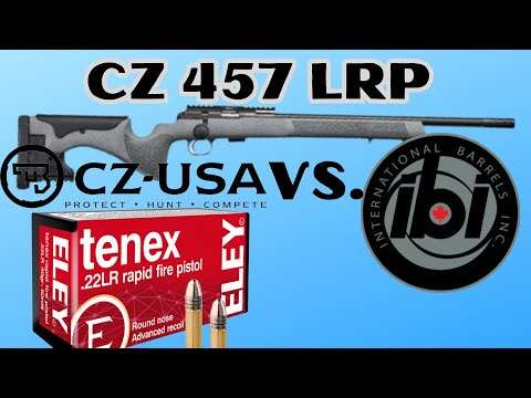 CZ 457 LRP - Eley Tenex Rapid Fire Pistol - 50 Yards - IBI Barrel