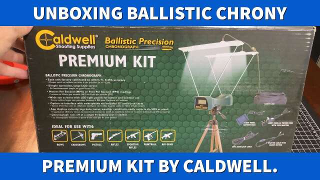 Unboxing the Caldwell Ballistic Chronograph PREMIUM KIT