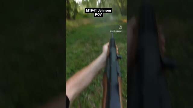 POV Shooting M1941 Johnson Rifle!