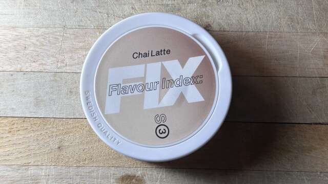 Fix Chai Latte (Nicotine Pouches) Review