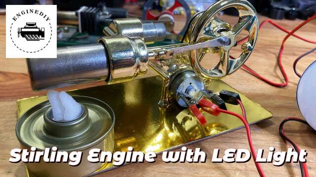 We got a Stirling Engine from Enginediy