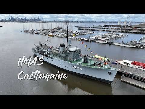 The historical WWII Museum Ship in Melbourne | 🔱 HMAS Castlemaine | Voyages in Victoria