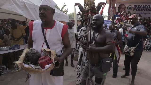 Masquerades at Ofala 2022 - Agaba