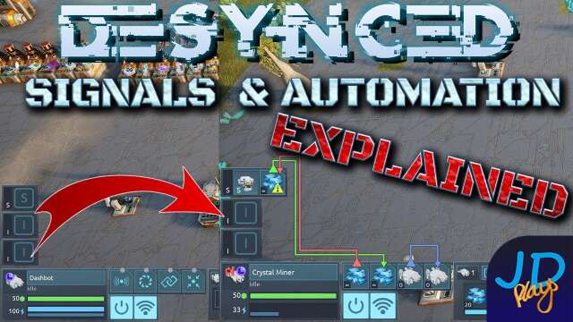 How To Signals And Simple Automation Explained🤖 Desynced ⛏️ Lets Play, Walkthrough, Tutorial