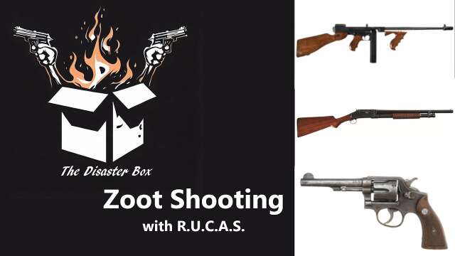 Zoot Shoot! Having fun with the Chicago Typewriter. Tommy Gun Action Shooting.