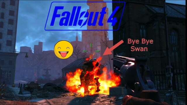 Fallout 4- Making my way to the memory den and killing Swan along the way
