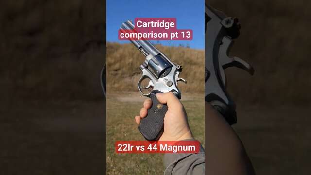 Cartridge comparison pt 13: 22lr vs 44 Magnum