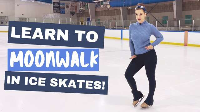 Learn To Moonwalk in Figure Skates!