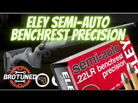 CZ 457 LRP - Eley Semi-auto  22LR Benchrest Precision - 50 yard ammo test
