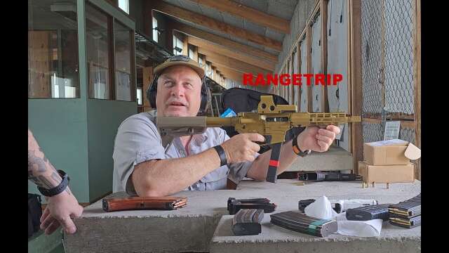 Mark Serbu at a range in Sweden with me and ARS