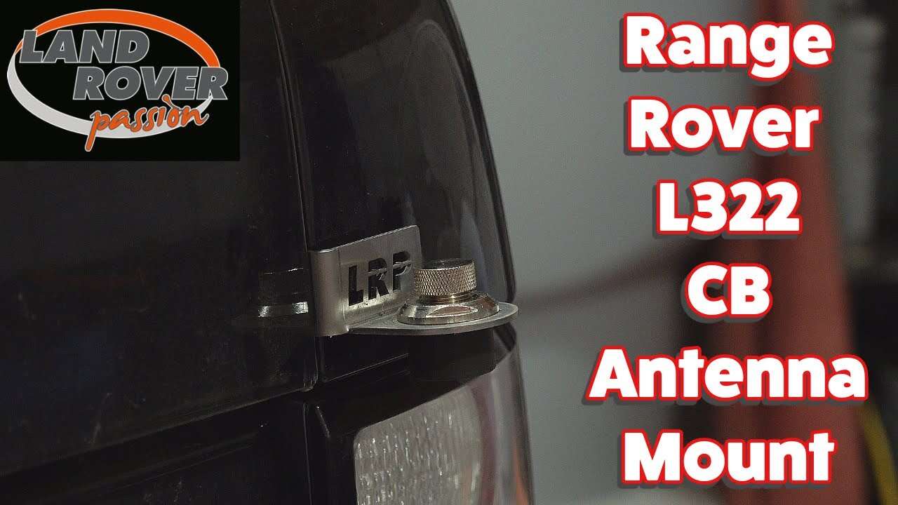 Antenna Mount for your Overlanding Range Rover