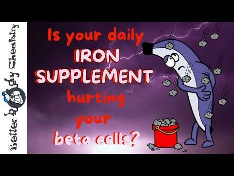 Then risk of iron supplements to beta cell health