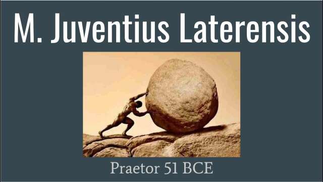 Marcus Juventius Laterensis, Praetor 51 BCE
