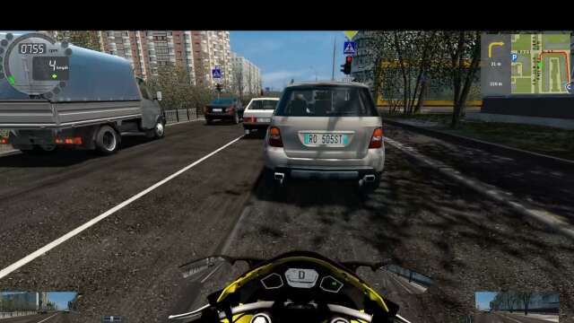 City Car Driving Simulator - Kawasaki H2 Driving . Realistic Car Driving SIm