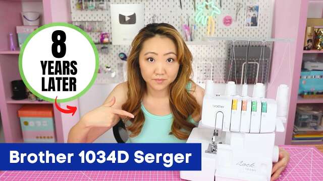 Brother 1034D Serger Review (8 YEARS LATER!) Best Value Sewing Machine?