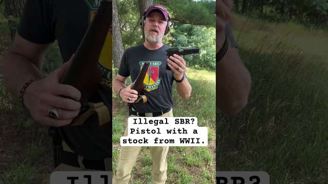Illegal SBR from WWII or exempt firearm?