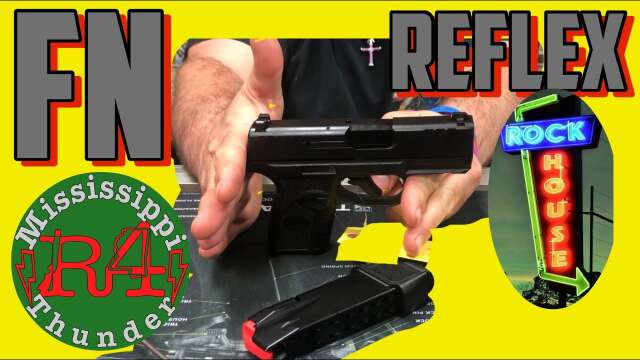 FN Reflex 9mm Micro Compact tabletop review at Rock House Gun & Pawn - January 5, 2024