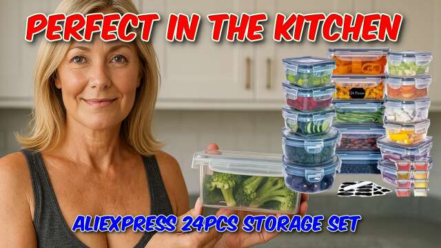 AliExpress 24pcs Kitchen Storage Set Review