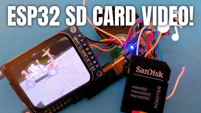 ESP32 SD Card Video Streaming