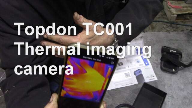 Topdon TC001  - Android phone attached thermal imagine camera