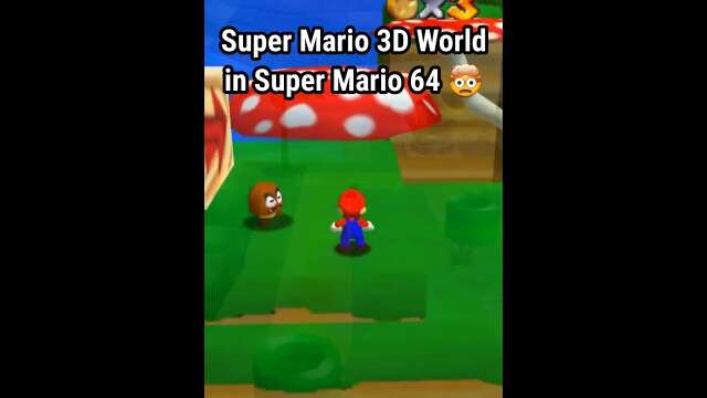 Super Mario 3D World in Mario 64 ?! #shorts