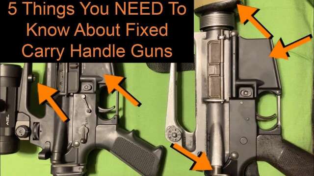 5 Things You Need to Know BEFORE You Buy Fixed Carry Handle Guns