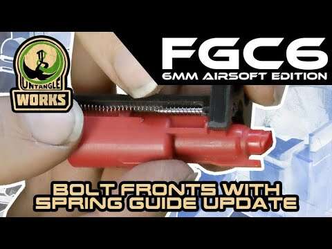 FGC-6 how to install the bolt fronts with spring guide for nozzle springs