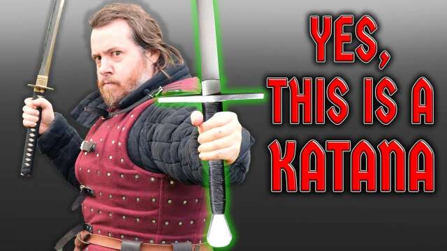 We gave the O-Katana a MEDIEVAL HANDLE AND IT’S AMAZING!