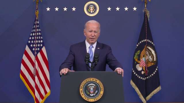 President Biden on a “Welcome Home” Vietnam War Veterans Commemoration, 2023.