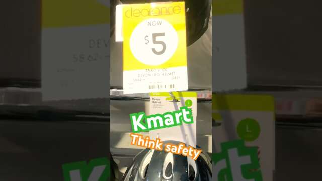 Affordable $5 Bicycle Helmet from Kmart - Road Safety for Less