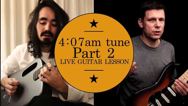 Mateus Asato Guitar Lesson: 4:07am tune - 2nd Part Chorus and ending