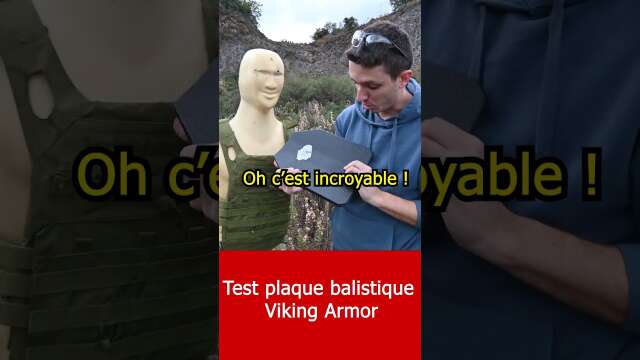 Plaque Pare-balles Viking Armor (Plus solide que l'on imagine) #experience #science #vikingarmor