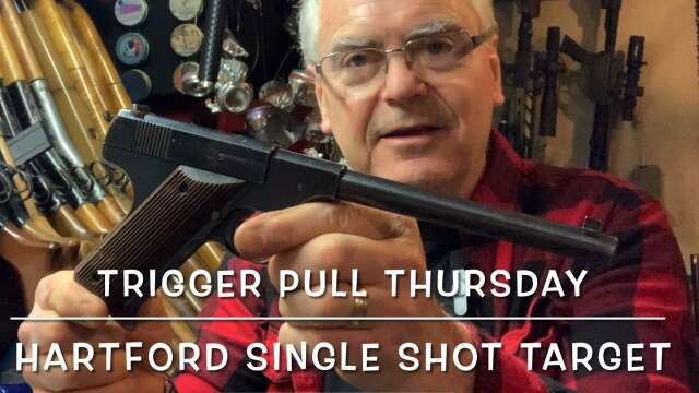 Trigger pull Thursday Hartford Arms & Equipment Co. Single shot target 22lr pistol