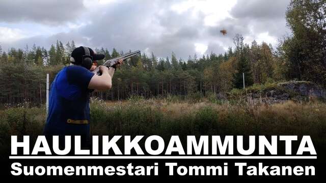 Haulikkoammunnan oheisharjoittelu - suomenmestari Tommi Takanen