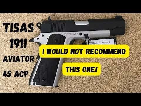 TISAS 1911A1 AVIATOR 45acp UNBOXING.