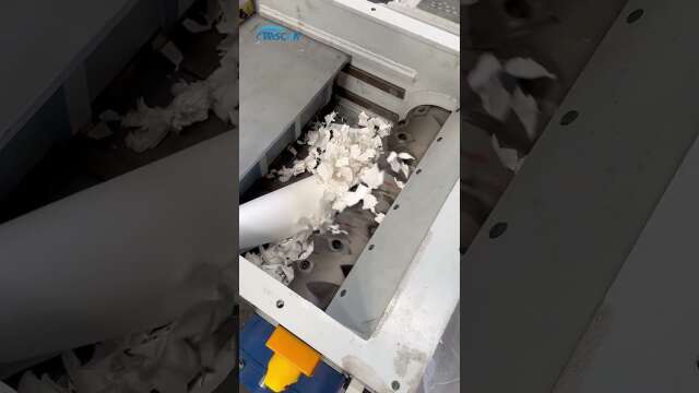Non-woven paper shredding with P260